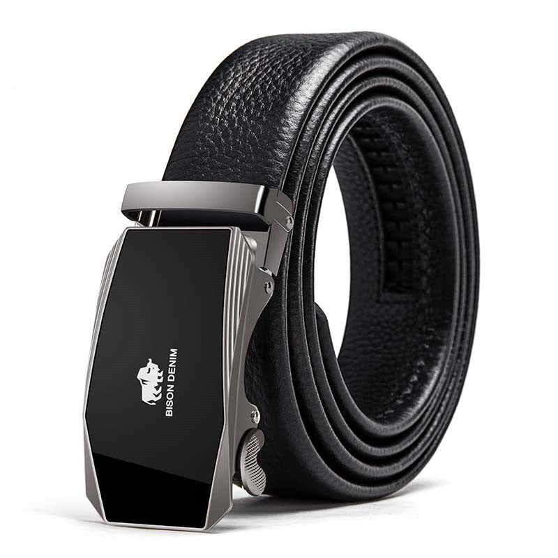 Men's leather belt