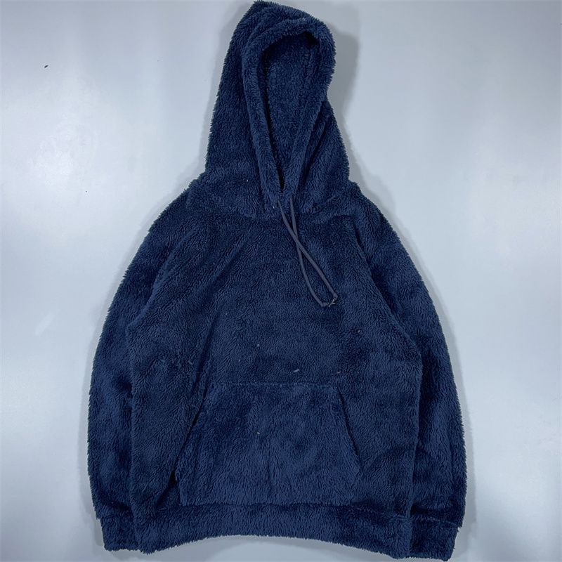 Plush Hooded Pullover Warm Men And Women