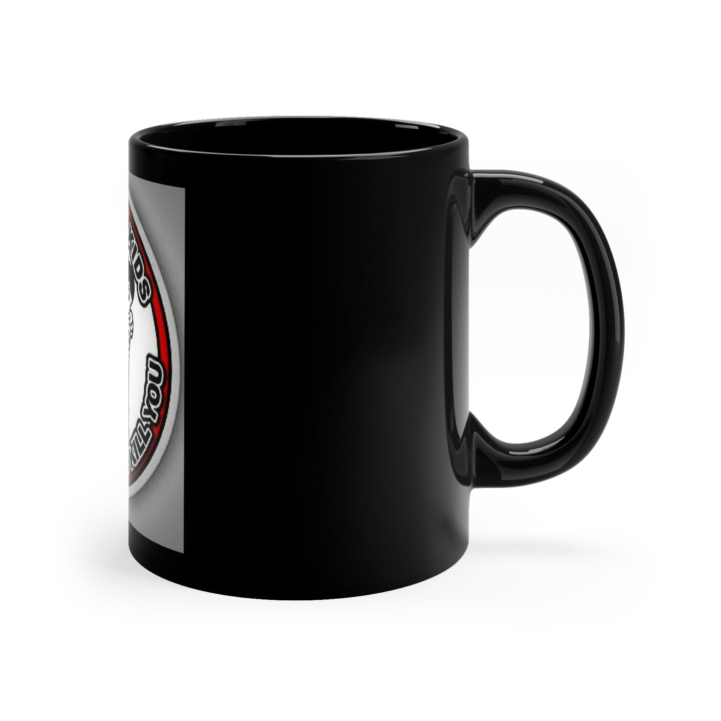 Black Coffee Mug, 11oz