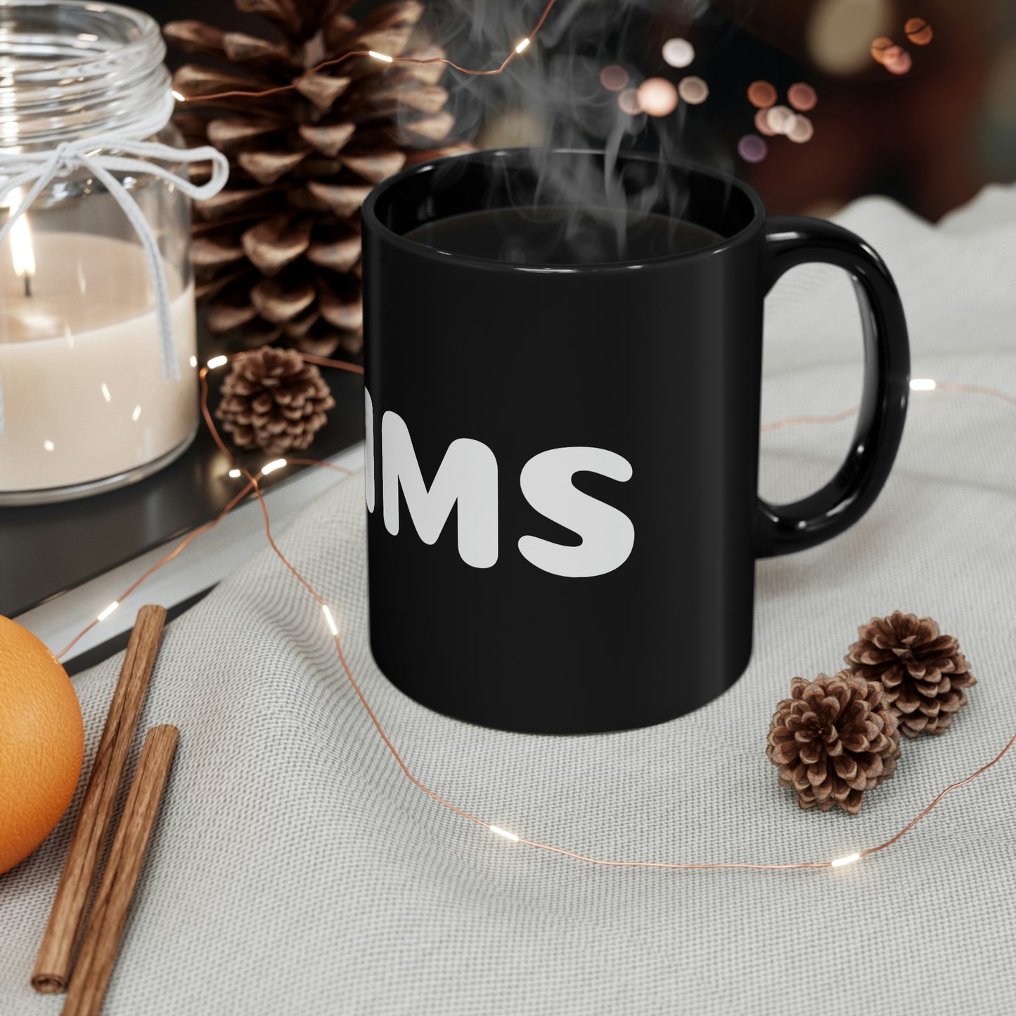 11oz Black Mug